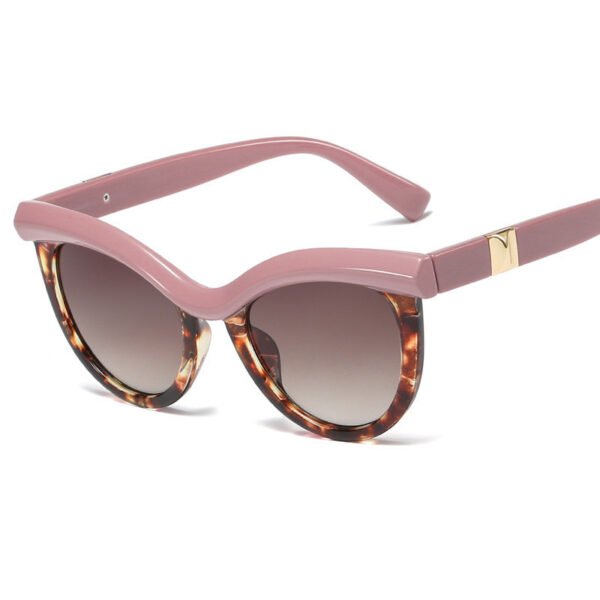 Lunettes œil de chat demi-montures tendance – Image 6