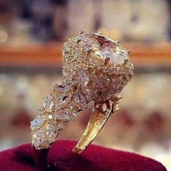 Bague en diamant pour femme, Bijoux très vendus – Image 2