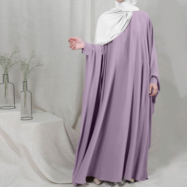 Robe Hijab à capuche pour femme, type abaya, khimar – Image 6