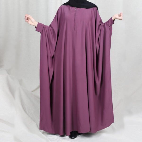 Robe Hijab à capuche pour femme, type abaya, khimar – Image 5