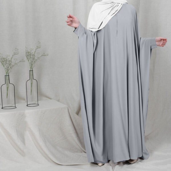 Robe Hijab à capuche pour femme, type abaya, khimar – Image 4