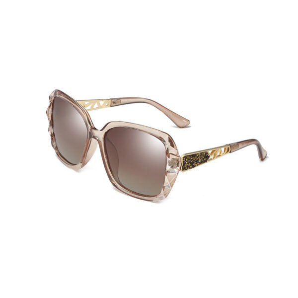 Lunettes de conduite polarisées pour femmes serties de diamants – Image 5