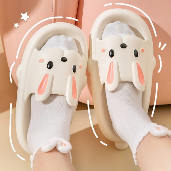 Chaussons lapin pour enfants et femmes, pour l'été