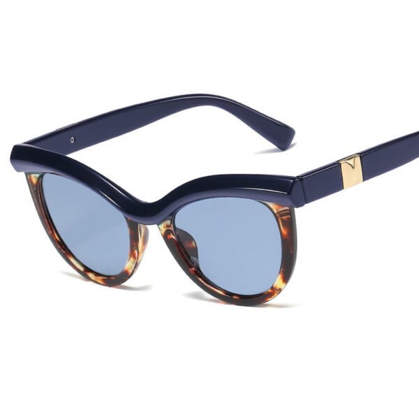 Lunettes œil de chat demi-montures tendance – Image 3