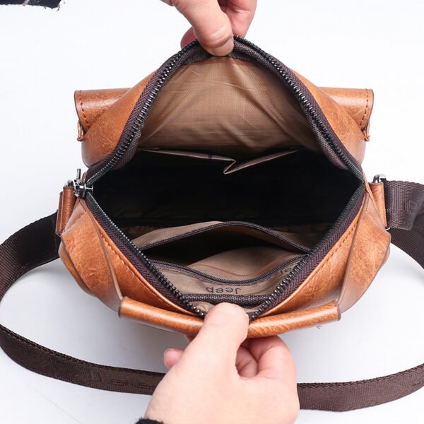 Sac à bandoulière rétro pour homme – Image 6