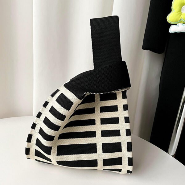 Sac tricoté de haute qualité, design particulier, tendance et polyvalent – Image 5
