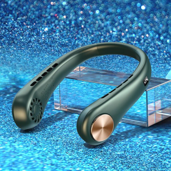 Mini ventilateur de cou portable sans pales, rechargeable, pour pour l'été – Image 3