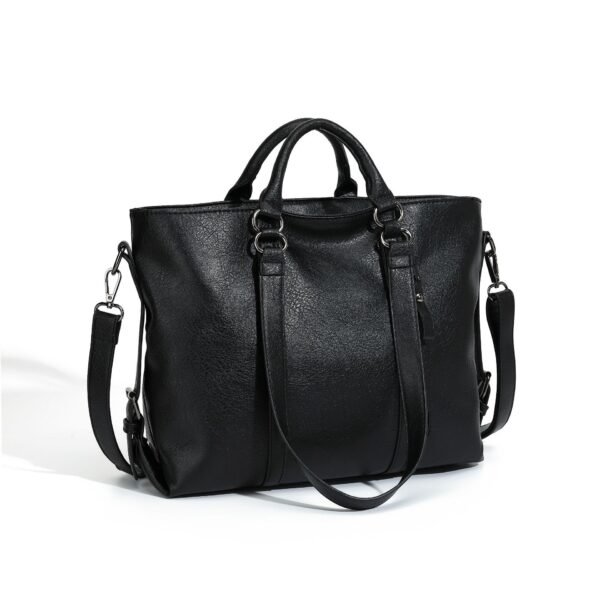 Sac fourre-tout en cuir souple et de grande capacité – Image 7