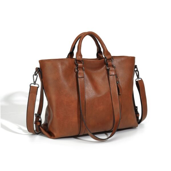 Sac fourre-tout en cuir souple et de grande capacité