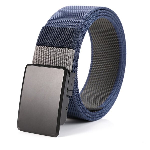Ceinture en nylon double face à boucle rotative pour homme – Image 7
