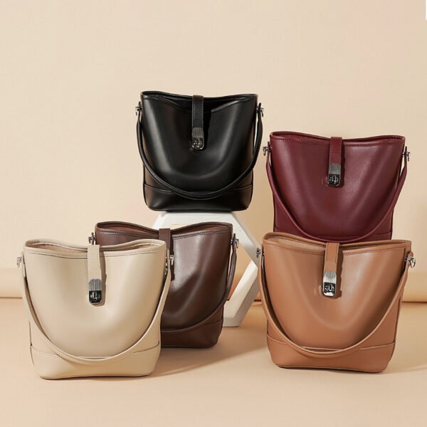 Sac seau en cuir  véritable de haute qualité pour femme