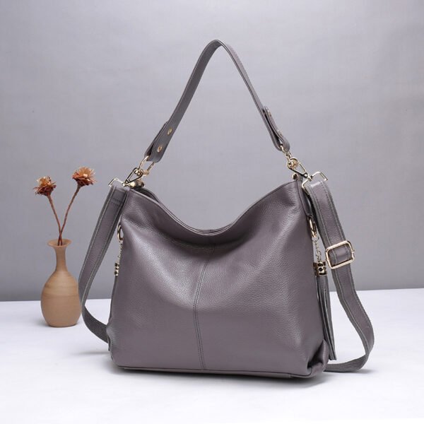 Sac à bandoulière en cuir véritable – Élégance et praticité au quotidien – Image 3