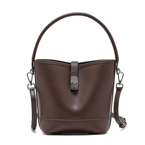 Sac seau en cuir  véritable de haute qualité pour femme – Image 6