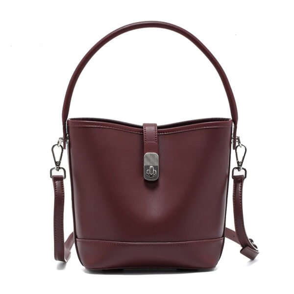 Sac seau en cuir  véritable de haute qualité pour femme – Image 4