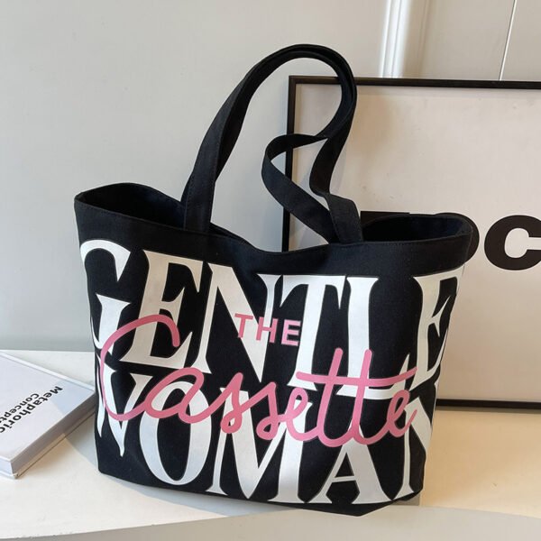 Sac fourre-tout en toile de grande capacité – Image 6