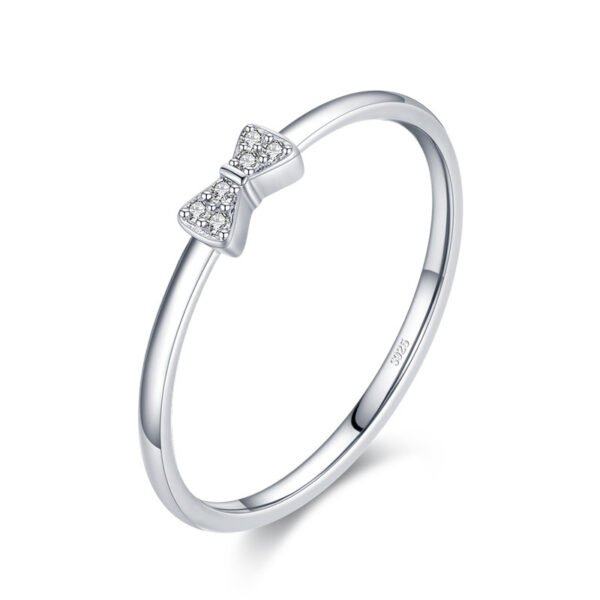 Bague index micro-incrustée en argent sterling S925, bijoux de haute qualité – Image 4