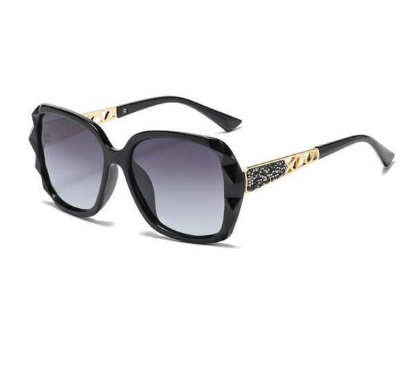 Lunettes de conduite polarisées pour femmes serties de diamants – Image 9
