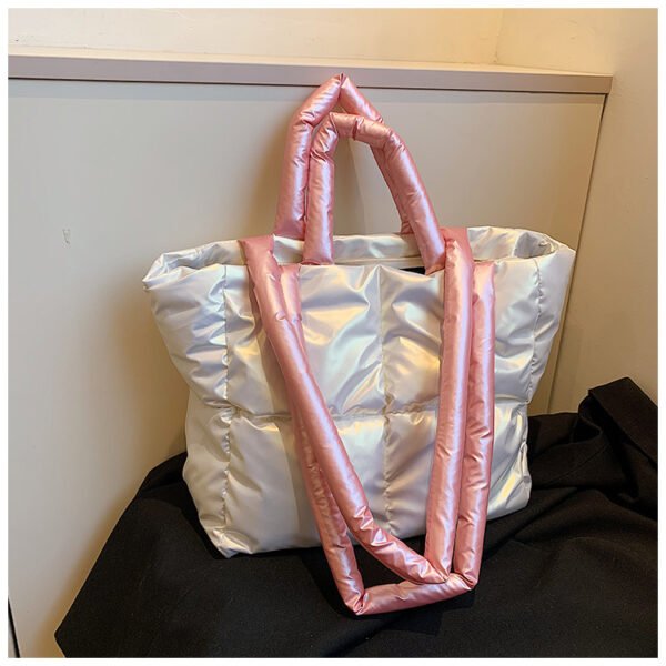Sac à bandoulière en duvet de coton chic chic – Image 6