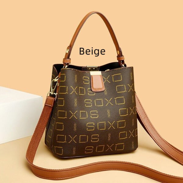 Nouveau sac à bandoulière Alphabet Brown Rice pour femme – Image 2