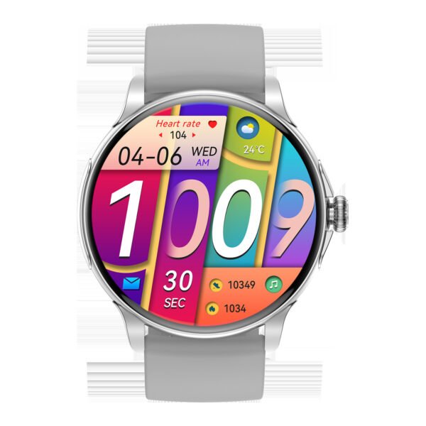 Montre de sport étanche avec appels intelligents, Bluetooth HK49, moniteur de sommeil, de fréquence cardiaque et de glycémie – Image 5
