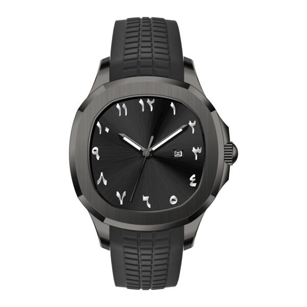 Montre à quartz étanche classique avec bracelet en silicone Grenade – Image 8