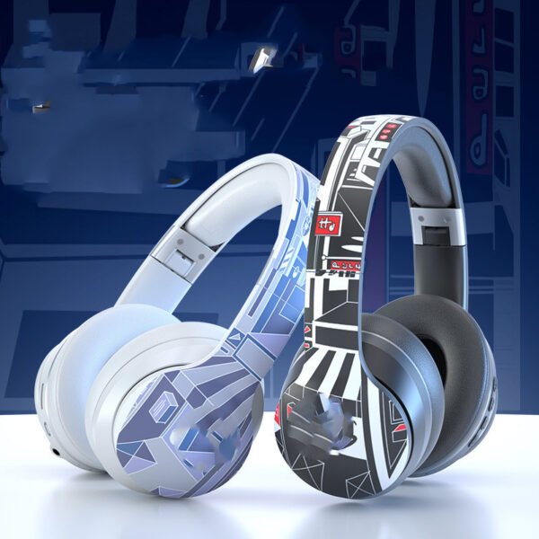 Casque sans fil Bluetooth monté sur la tête pour l'e-sport