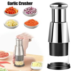 Broyeur d'ail, hachoir à oignons, multiplicateur de légumes, presse-ail